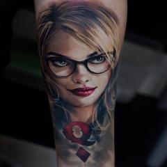 Harley Quinn tatuaż