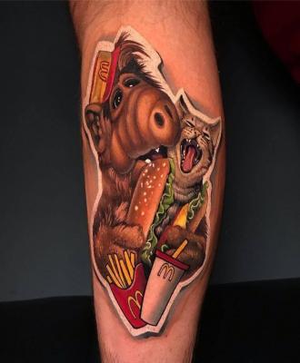 Alf tatuaż