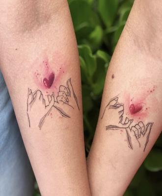 Dla dwojga zakochanych tatuaż