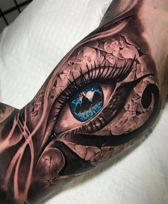Oko tatuaż