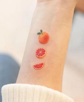 Pomarańcz tatuaż
