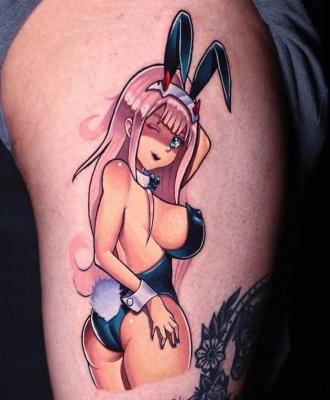 Tatuaż króliczek Playboy