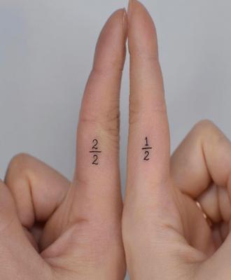 Tatuaże dla par cyfry