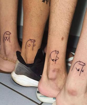 Tatuaże dla przyjaciół
