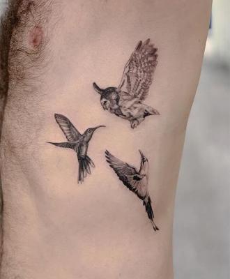 Tatuaże ptaki wzory 