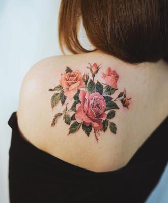 tatuaże róże