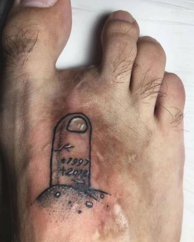 Tatuaż brak palca