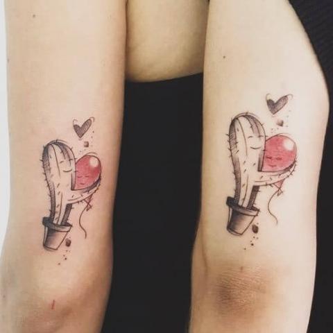 Tatuaż dla dwojga miłość