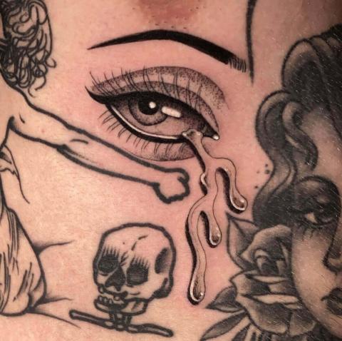 Tatuaż łzy