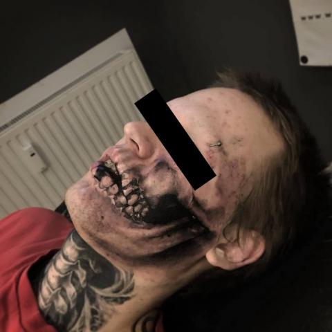Tatuaż na twarzy