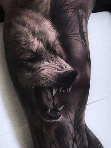 Tatuaże wilki